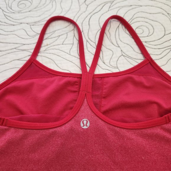 LULULEMON [6] Pink Heathered Power Y Lululemon Tank - Picture 7 of 14